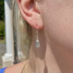 Sterling Silver Moonstone Dangle Earrings