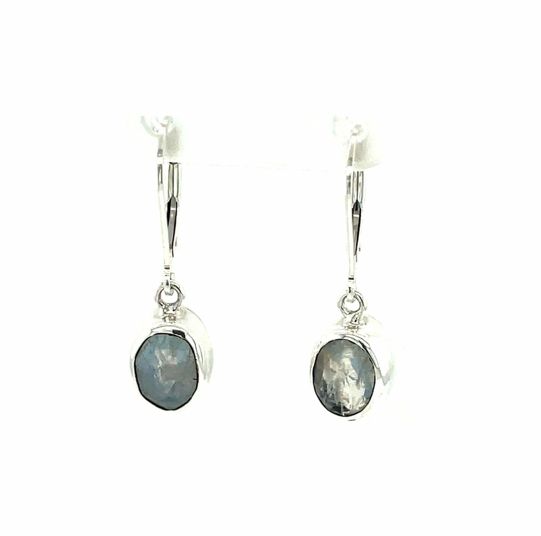Sterling Silver Moonstone Dangle Earrings