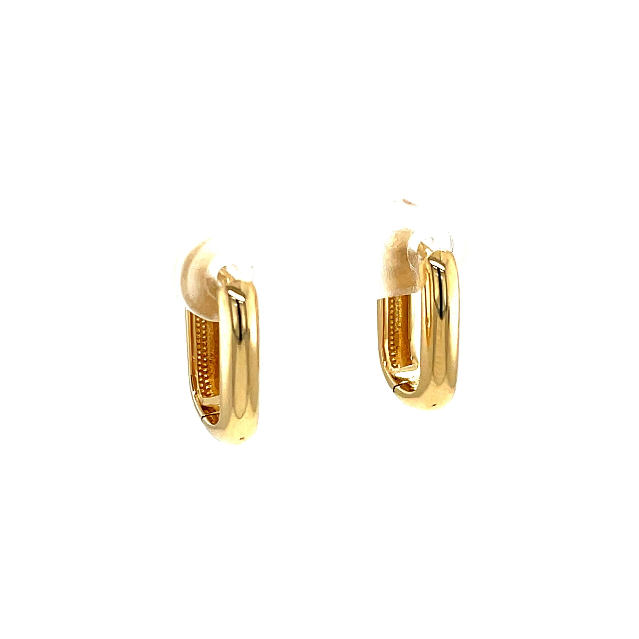 Yellow Gold Hoop Earrings