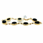Estate: Gold Onyx Bracelet