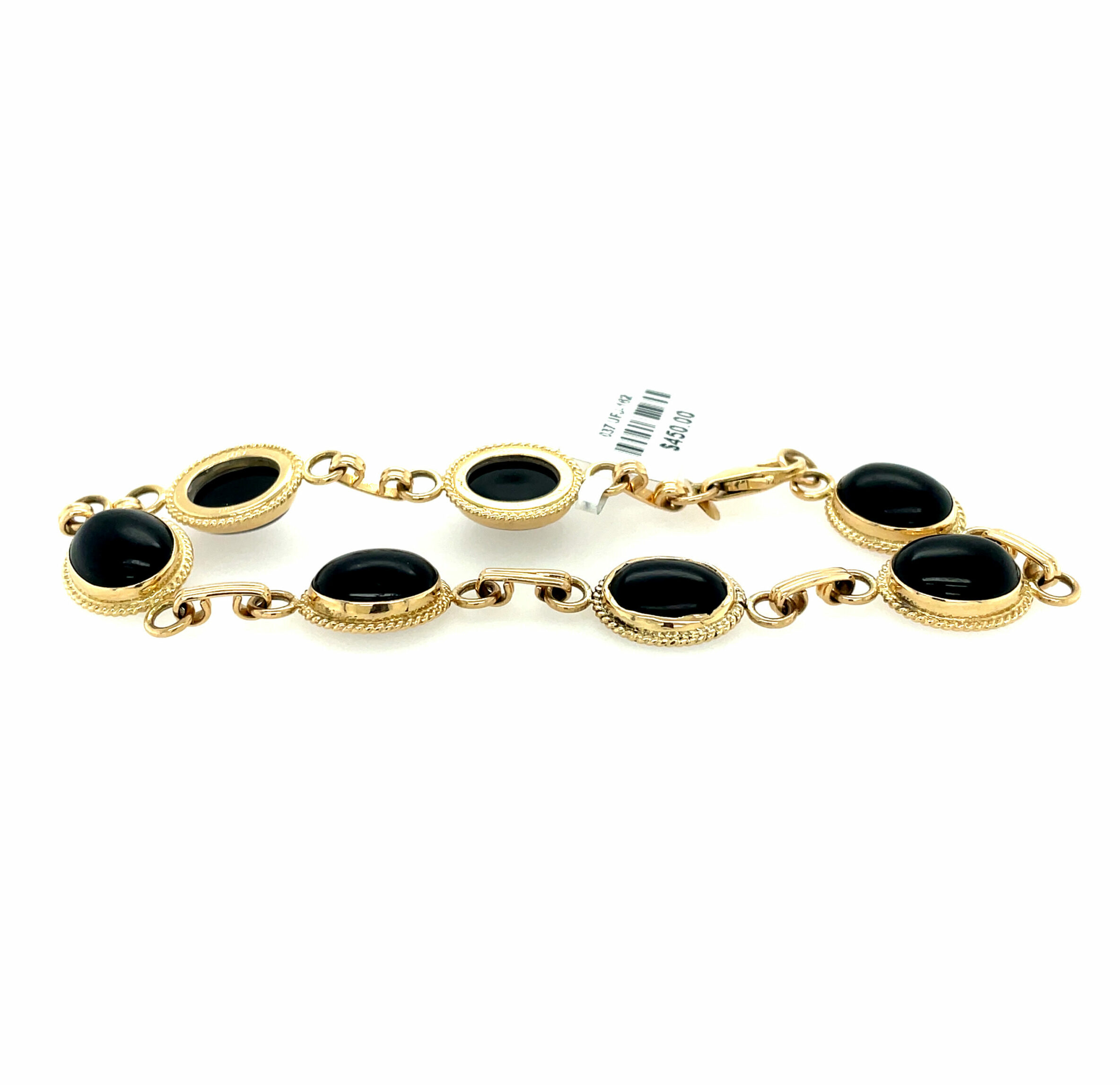 Estate: Gold Onyx Bracelet