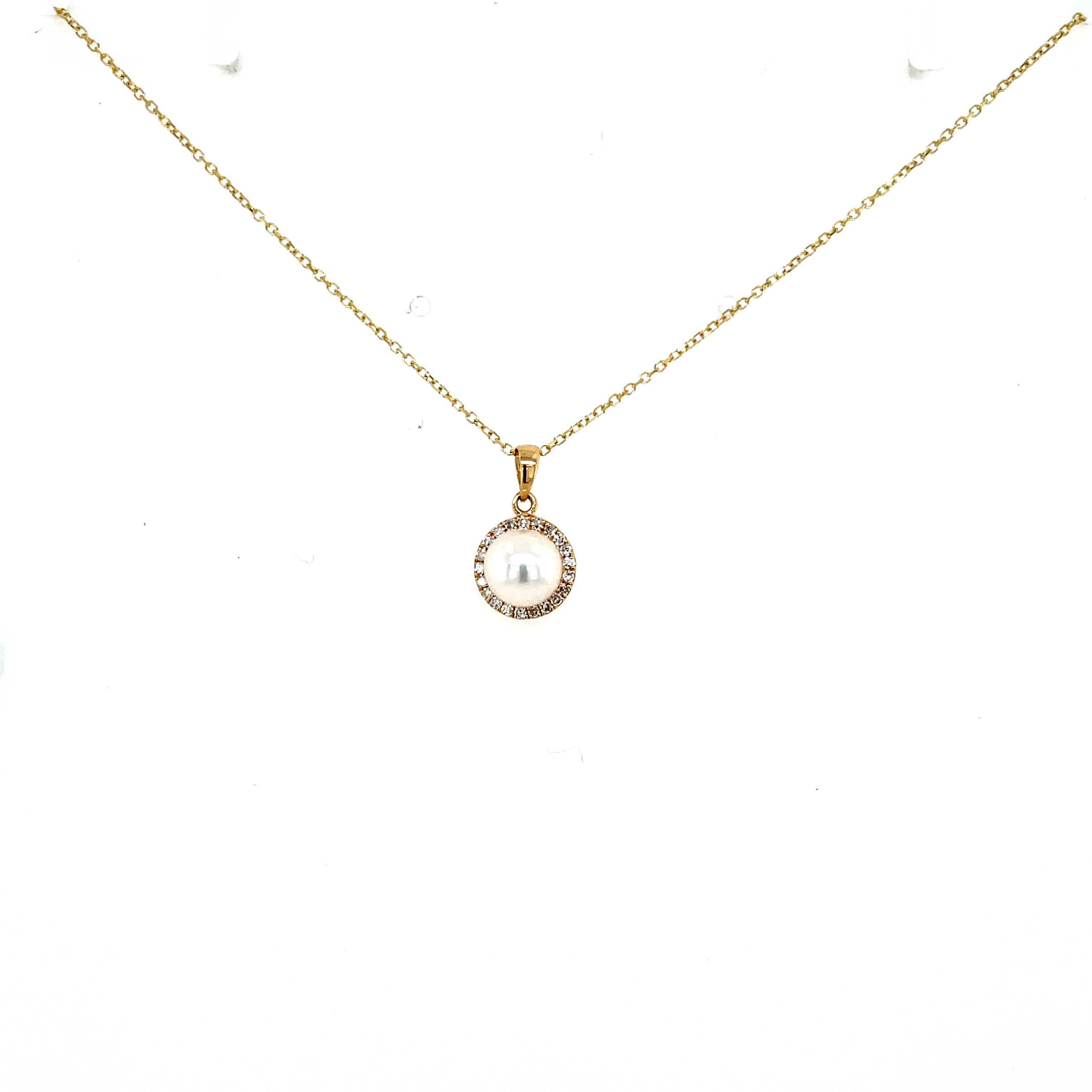 Pearl and Diamond Necklace