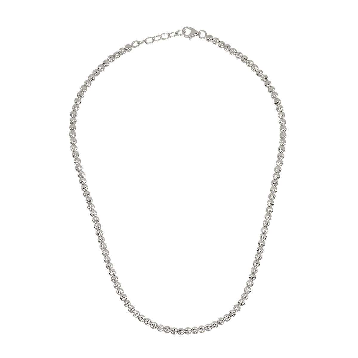 Sterling Silver Crystal Necklace