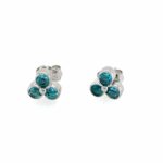 Sterling Silver Blue Topaz Studs