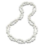 Long Pearl Strand Necklace