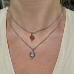 Sterling Silver Carnelian Necklace