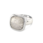 Sterling Silver Rainbow Moonstone Ring