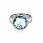 Sterling Silver Blue Topaz Ring