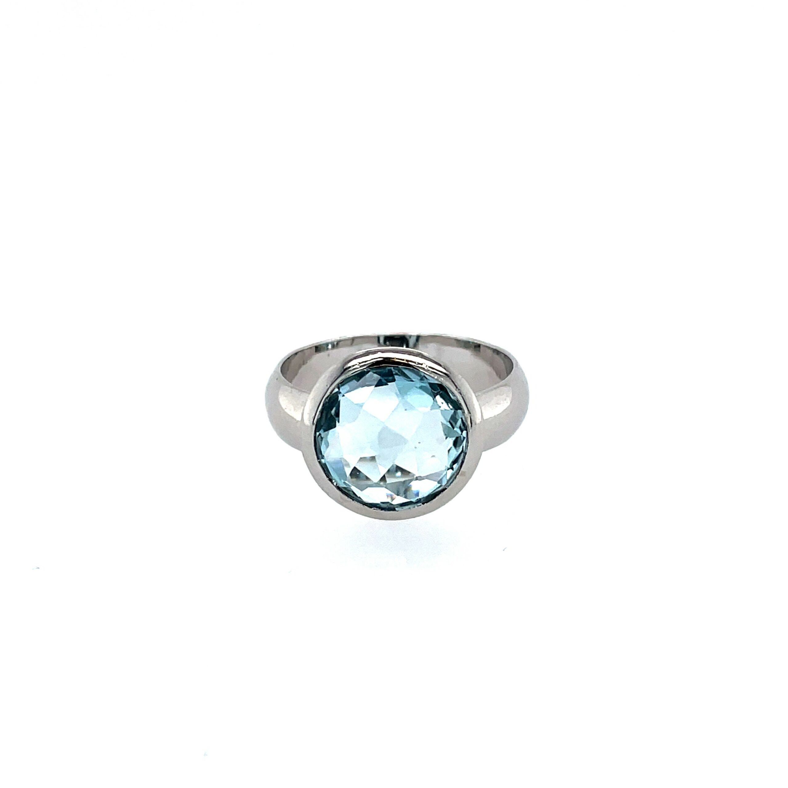Sterling Silver Blue Topaz Ring