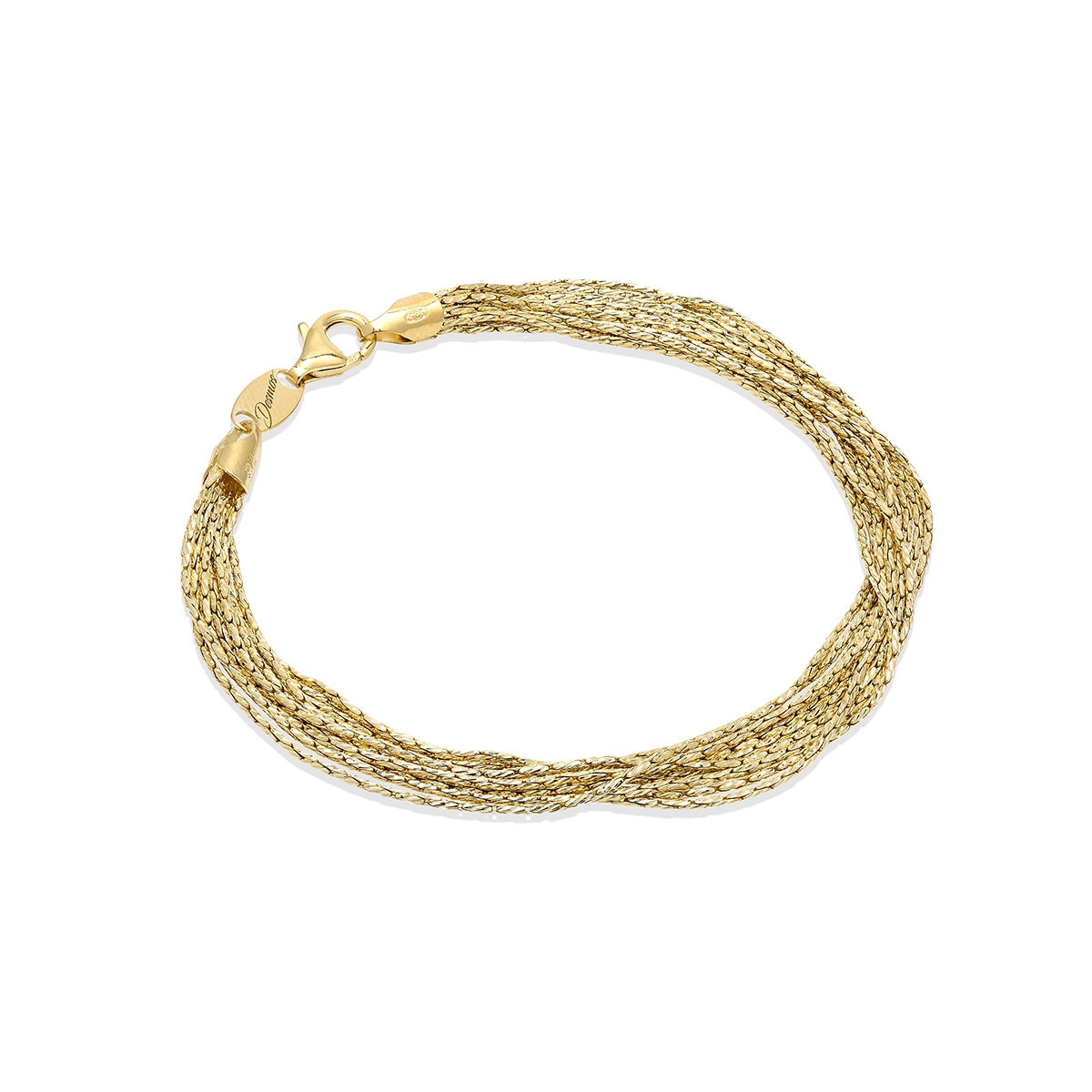 Gold Plated Multi-Strand Bracelet
