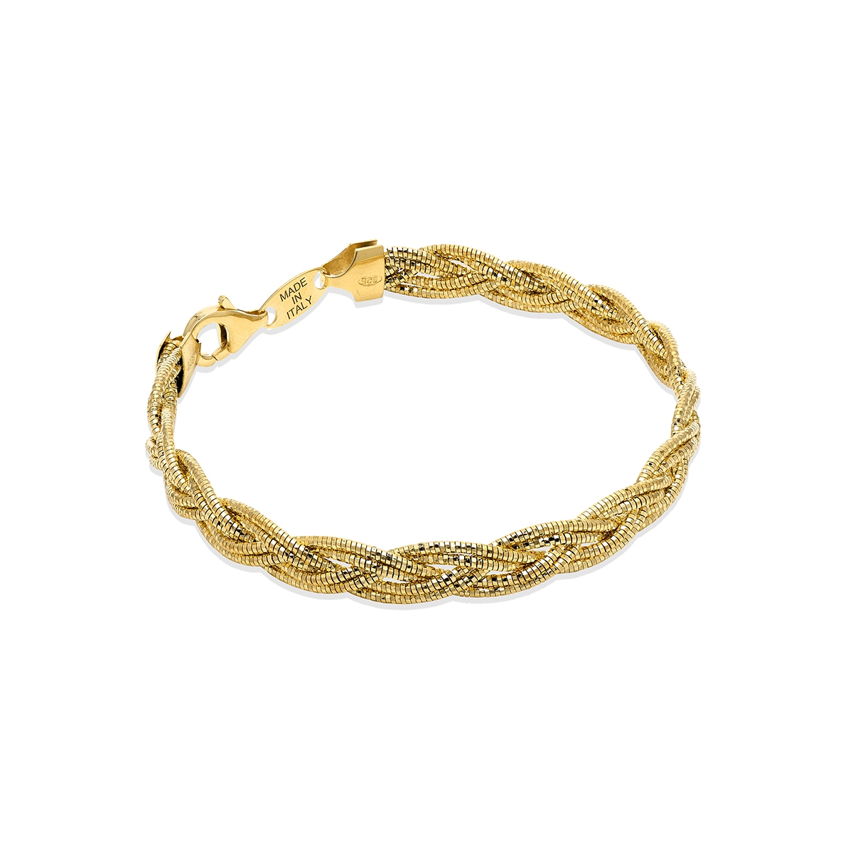 Gold Plated Braided Bracelet
