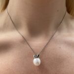 Freshwater Pearl Hummingbird Necklace