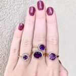 Two-Tone Amethyst Ring