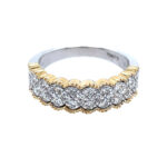 Two Toned Diamond Ring