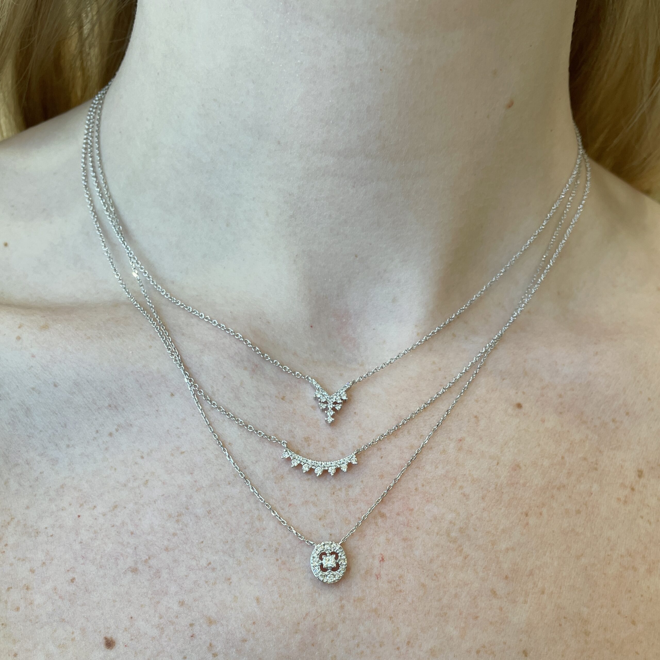 White Gold Diamond Necklace