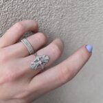 Two Toned Diamond Band