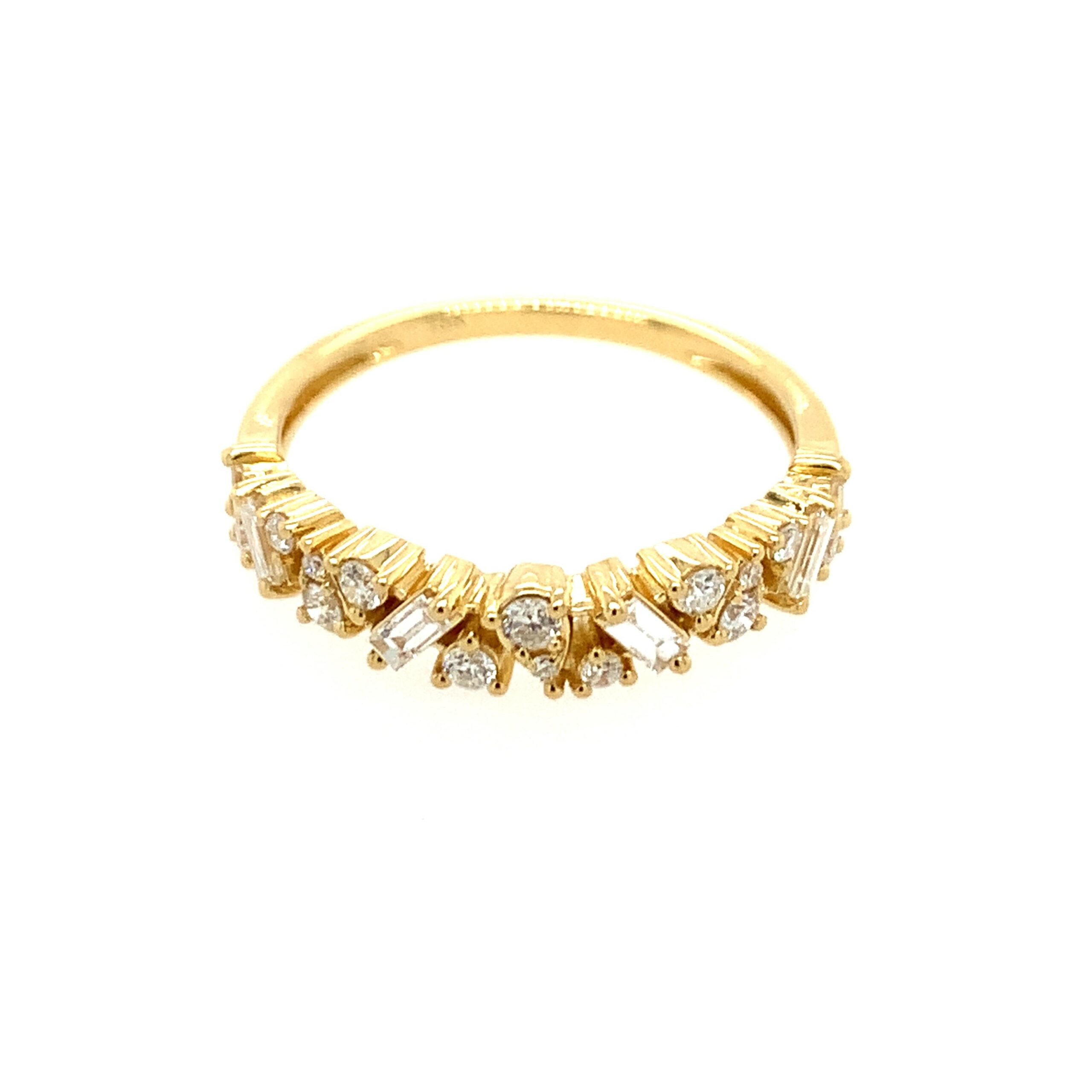 Yellow Gold Diamond Band