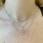 White Gold Diamond Pendant Necklace