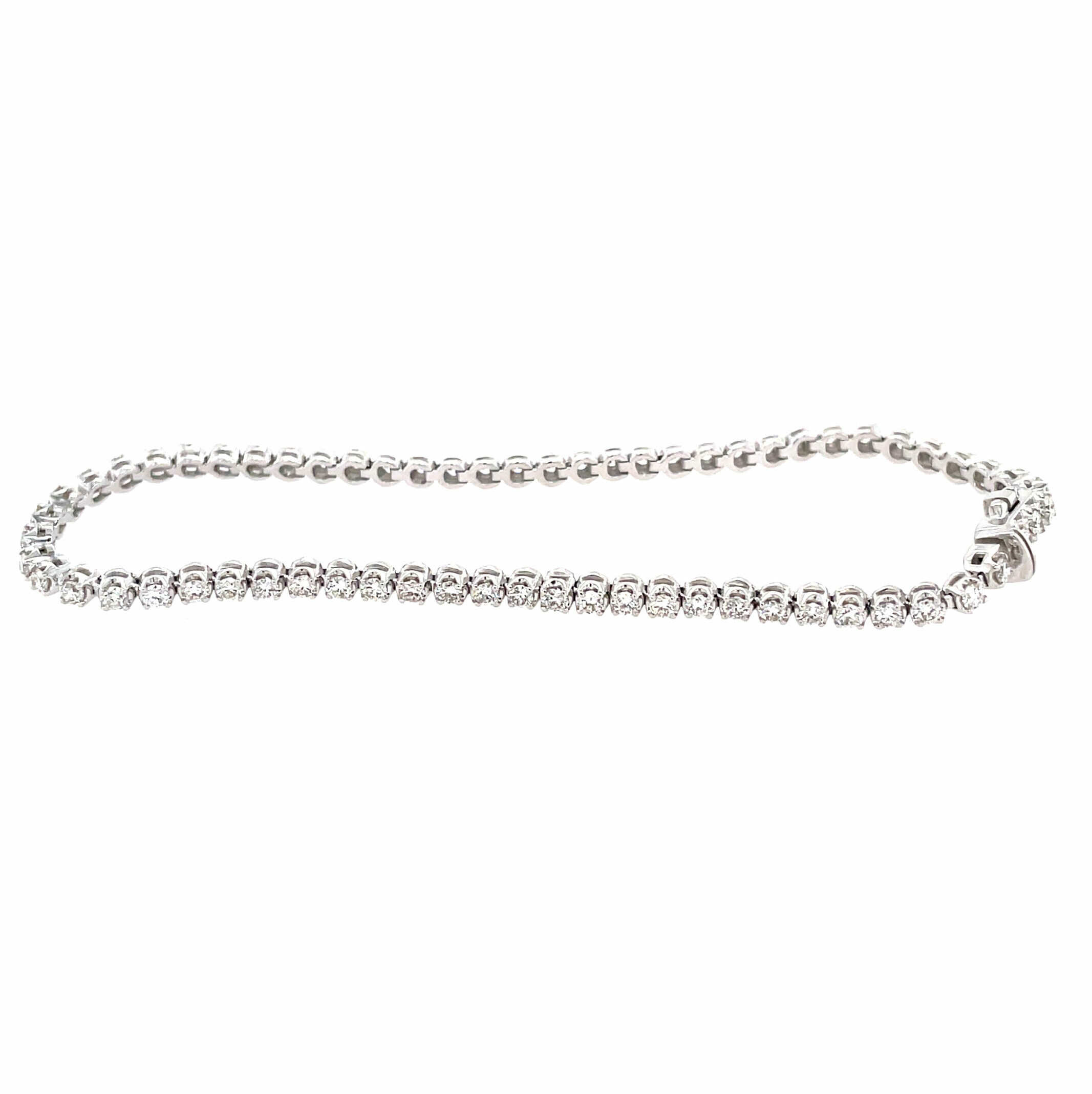 White Gold Tennis Bracelet
