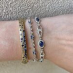 White Gold Sapphire Tennis Bracelet