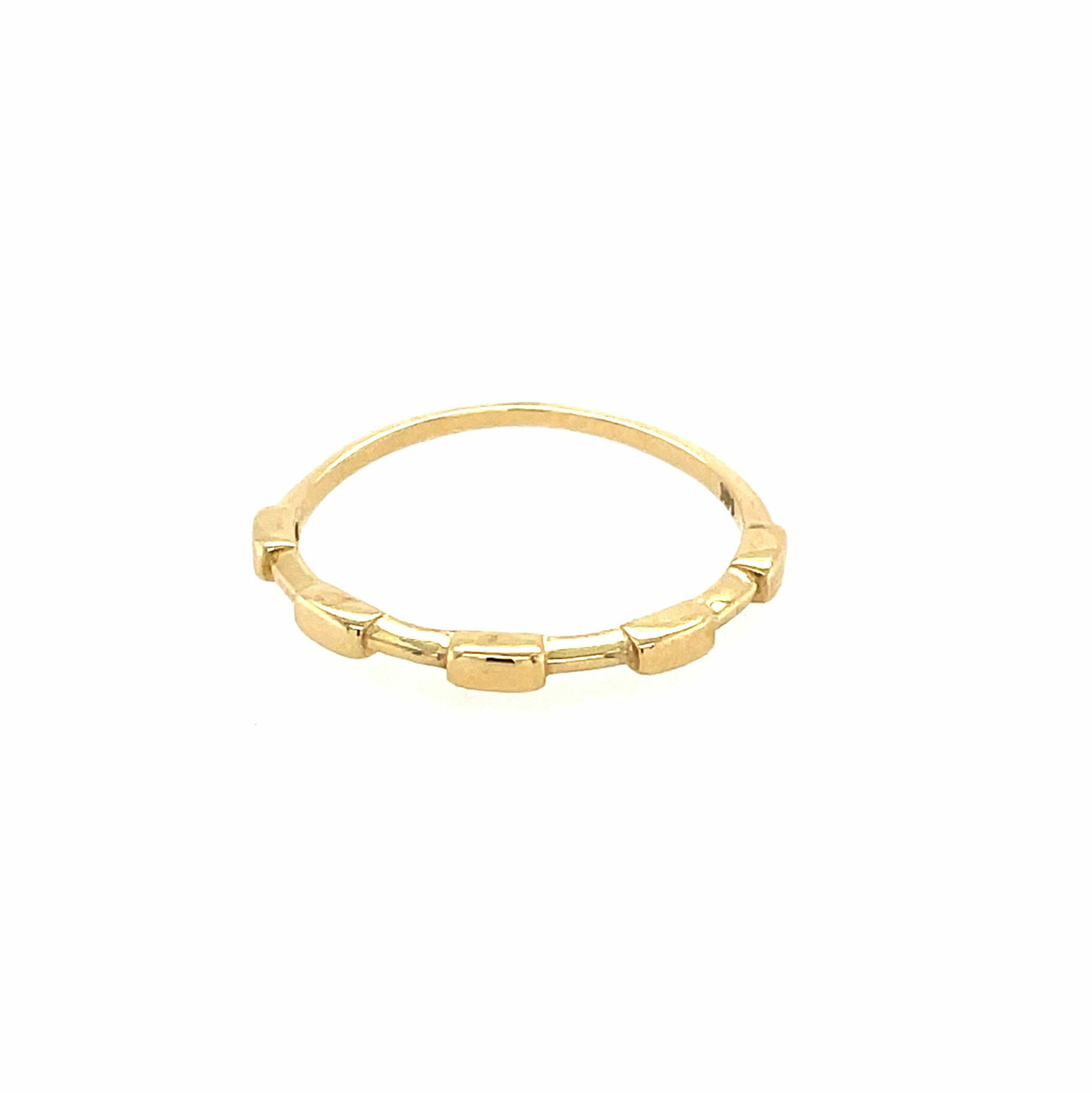 Yellow Gold Multi-Bar Stackable Band