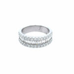 White Gold Diamond Band Ring