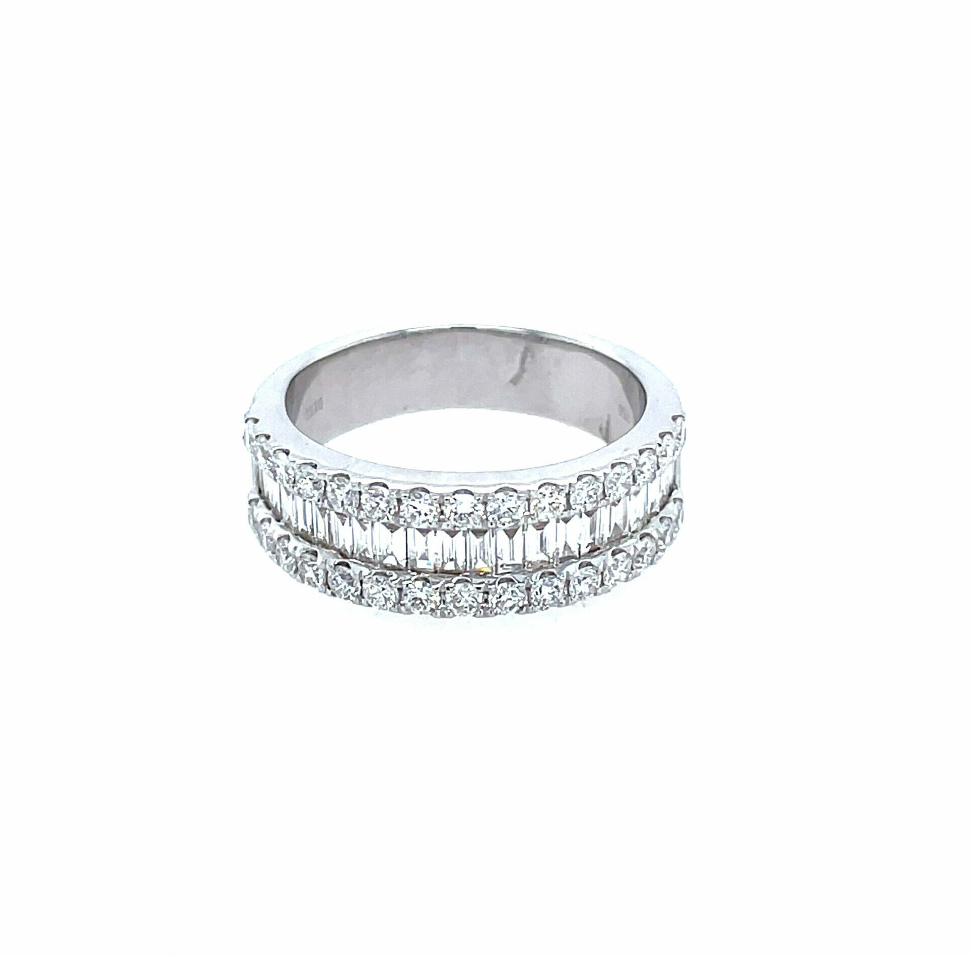White Gold Diamond Band Ring
