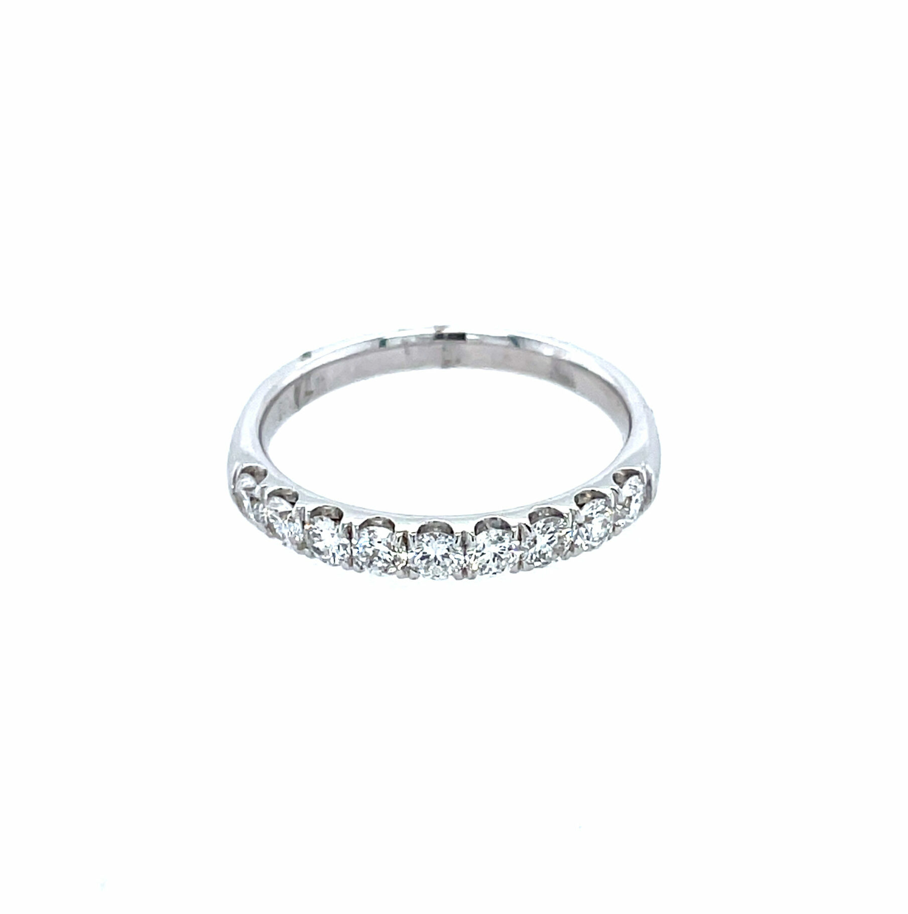 White Gold Diamond Band