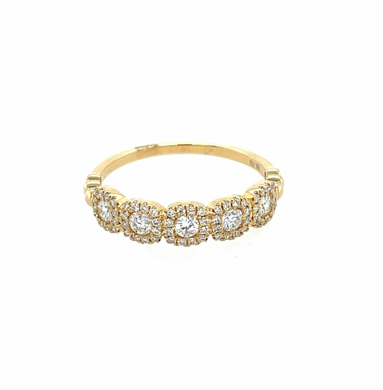 Yellow Gold Diamond Band