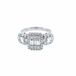 White Gold Diamond Fashion Ring