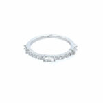 White Gold Diamond Stacking Band
