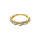 Yellow Gold Diamond Band