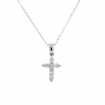 White Gold Diamond Pendant Necklace