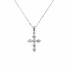 White Gold Diamond Pendant Necklace