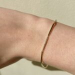 Yellow Gold and Diamond Link Bracelet
