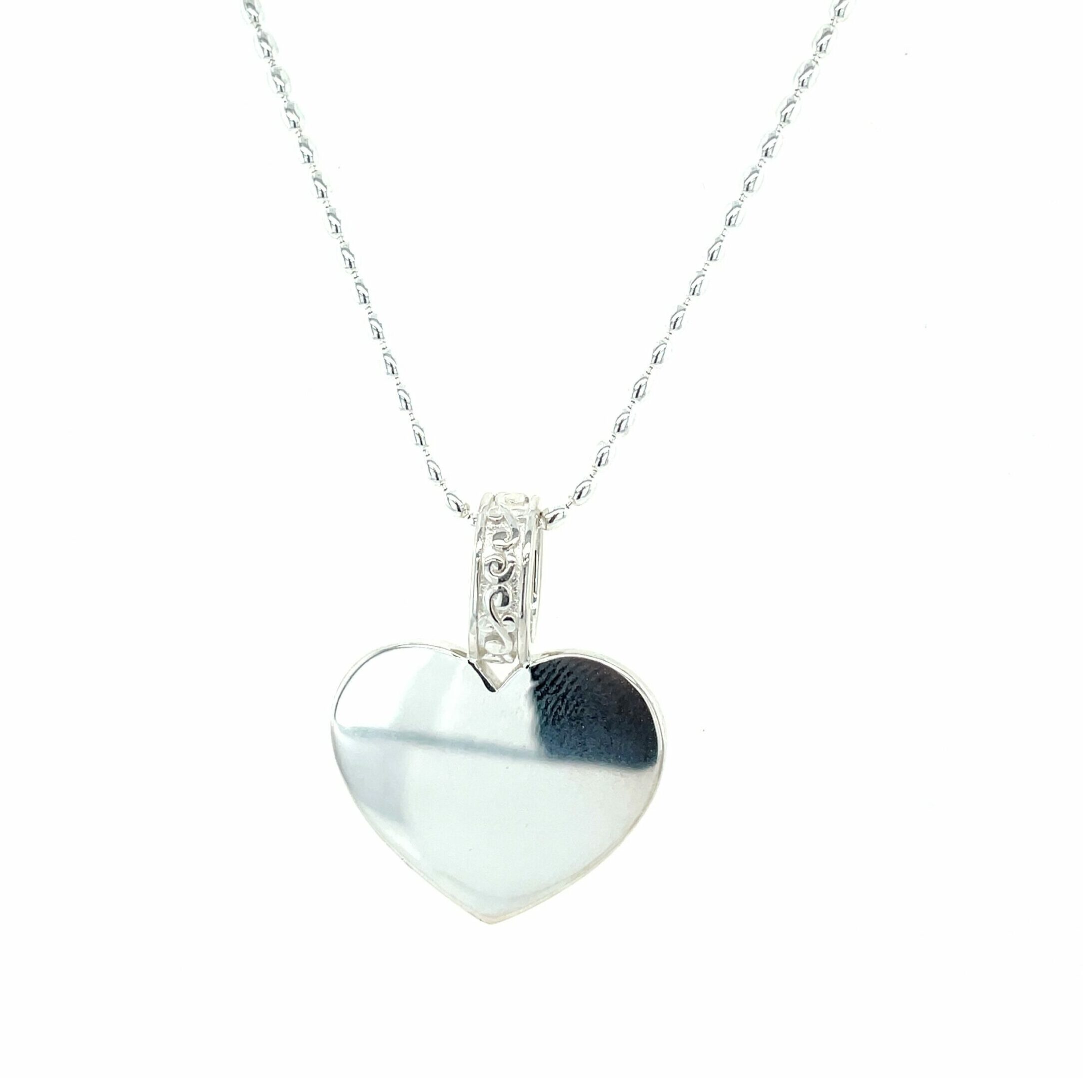 Sterling Silver Southern Gates Heart Necklace