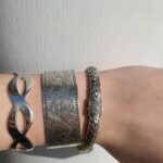 Estate: Sterling Silver Cuff with Engraving