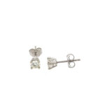 White Gold Diamond Stud Earrings