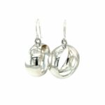 Sterling Silver Dangle Hoops