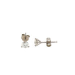 White Gold Diamond Stud Earrings