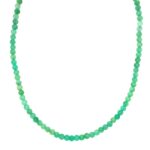 Sterling Silver Beaded Amazonite Necklace