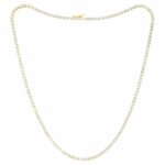 Yellow Gold Diamond Line Necklace