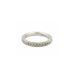 Estate: White Gold Diamond Wedding Band