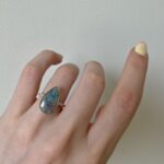 Rose Gold Paraiba Tourmaline and Diamond Ring