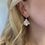 Sterling Silver Flower Earrings