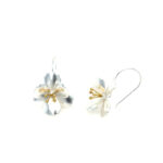 Sterling Silver Flower Earrings