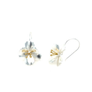 Sterling Silver Flower Earrings