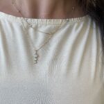 Yellow Gold Diamond Station Necklace