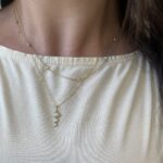 Yellow Gold Diamond Station Necklace