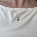 Yellow Gold Citrine Necklace